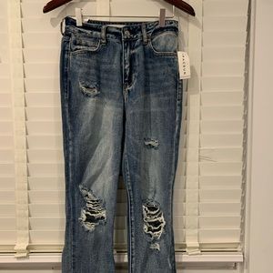 PAC sun distressed mom jeans